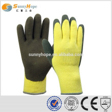 SUNNYHOPE yellow cotton winter gloves